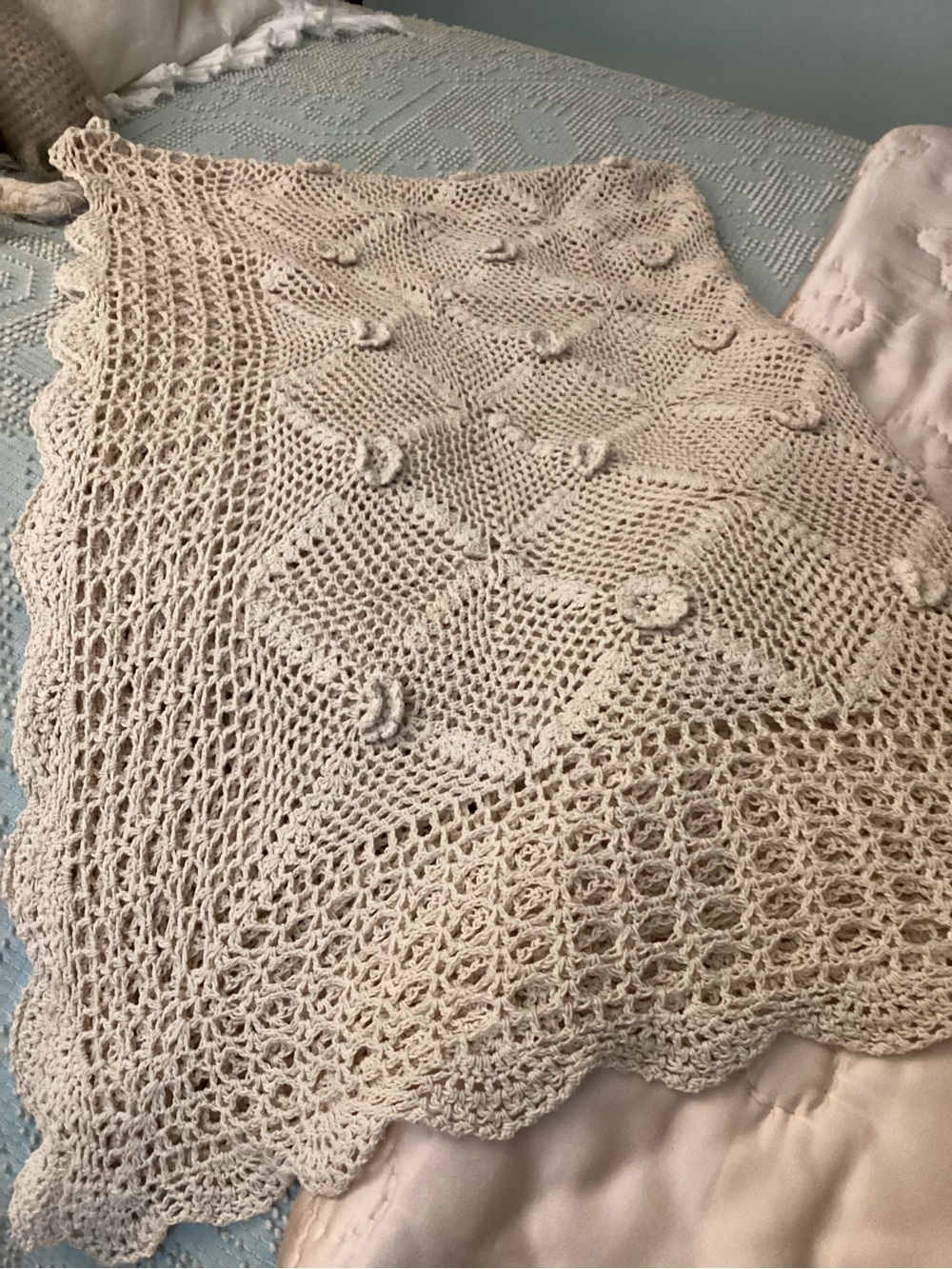Hand Crocheted Tablecloth